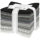 Pattern Essex Collection - Cool Neutrals Colorstory Fat Quarter Bundle 