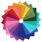 Pattern Quilter's Linen by Studio RK - Rainbow Palette Fat Quarter Bundle 