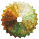 Pattern Artisan Batiks: Autumn Skies by Lunn Studios - Complete Collection Fat Quarter Bundle 