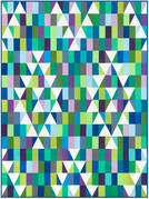 Mosaic Mountains Cool Colorstory Quilt Kit