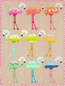 Pattern Florence Flamingo Quilt Kit by Elizabeth Hartman - feat. Sunroom 