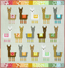 Pattern Little Llamas Quilt Kit by Elizabeth Hartman feat. Sunroom                                                                                     