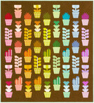 Pattern Greenhouse Quilt Kit by Elizabeth Hartman - feat. Kitchen Window Wovens 
