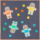 Cats In Space Quilt Kit by Elizabeth Hartman feat. Planetarium