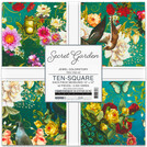 Pattern Secret Garden by Duirwaigh Studios - Jewel Colorstory 