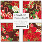 Holiday Flourish-Peppermint Twist by Studio RK - Holiday Colorstory Ten Squares